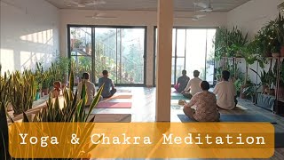  🕉️ Yoga &amp; Chakra Healing #yoga #home #chakrahealing #chakras #yogastudio #yogmahal #viralvideo