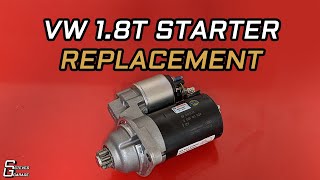 MK4 VW 1.8t 5spd Starter Replacement