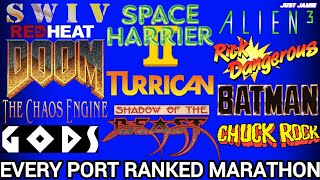 Retro Game Ports Ranked Marathon (Time Stamps) #retrogames #16bitgaming #8bitgames 