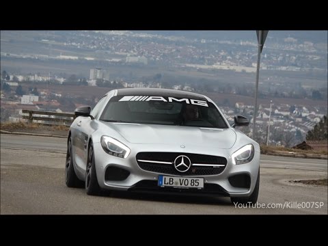 VOS Performance Mercedes AMG GTS revs & lovely sounds 1080p