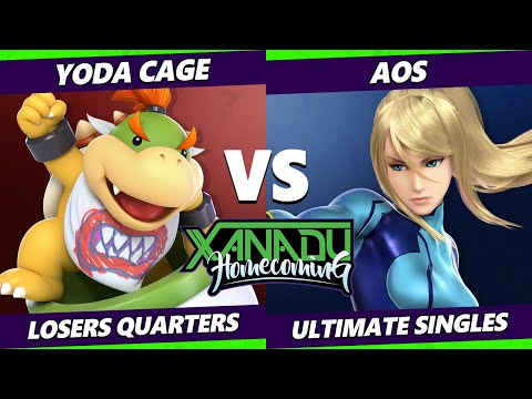 Xanadu Homecoming Losers Quarters - Yoda Cage (Bowser Jr.) Vs. AoS (ZSS) Smash Ultimate - SSBU