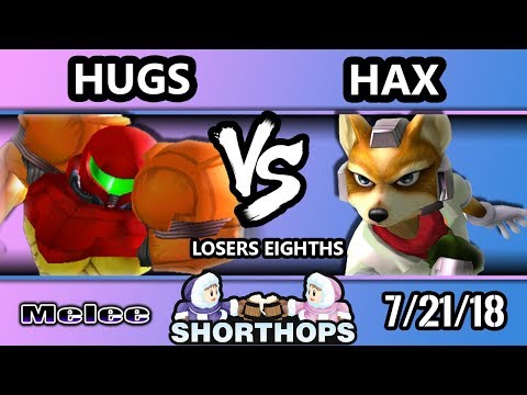 SH 1 SSBM - DIG | HugS (Samus) Vs. Hax (Fox) - Smash Melee Losers Eighths