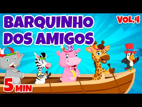 Barquinho dos Amigos Vol. 4 - Giramille 5 min | Desenho Animado Musical