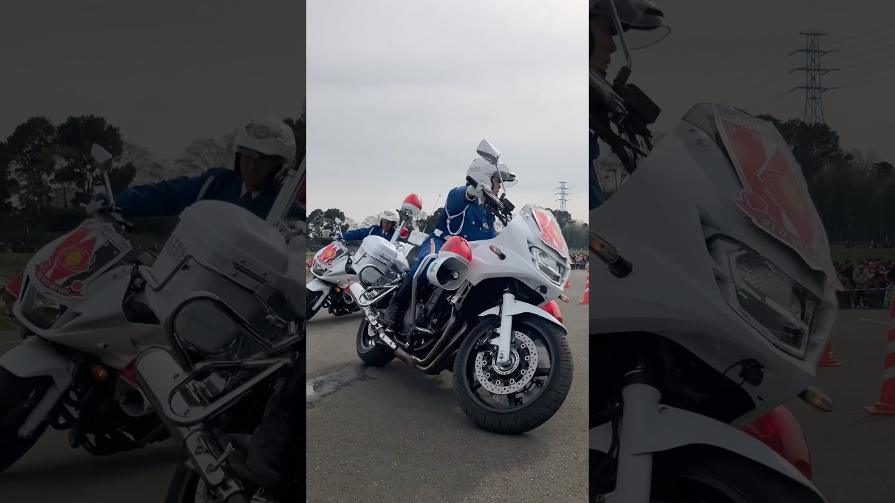埼玉県警察交通機動隊デモ走行！！in埼玉スタジアム2002