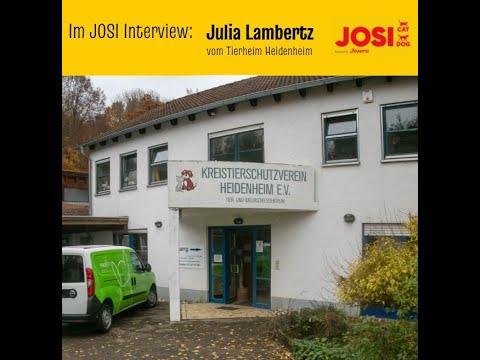 Im JOSI Interview: Julia Lambertz vom Kreistierschutzverein Heidenheim