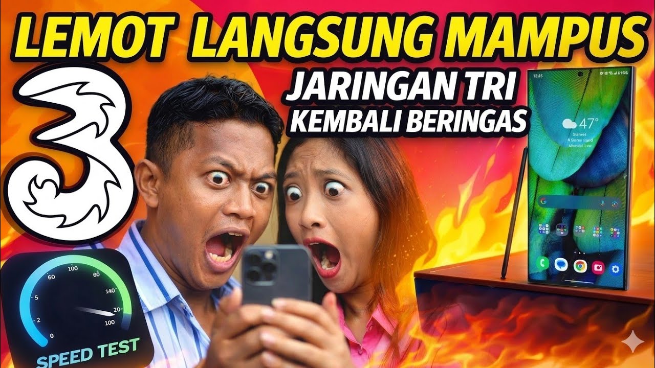 APN TRI Tercepat Paling Stabil Speednya Mendidih Gila Banget Buruan 