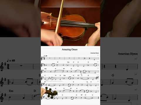 AMAZING GRACE   FREE VIOLIN   EASY PLAY ALONG   S17