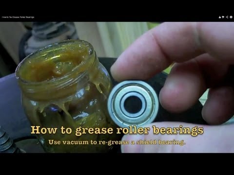 How to re grease roller bearings