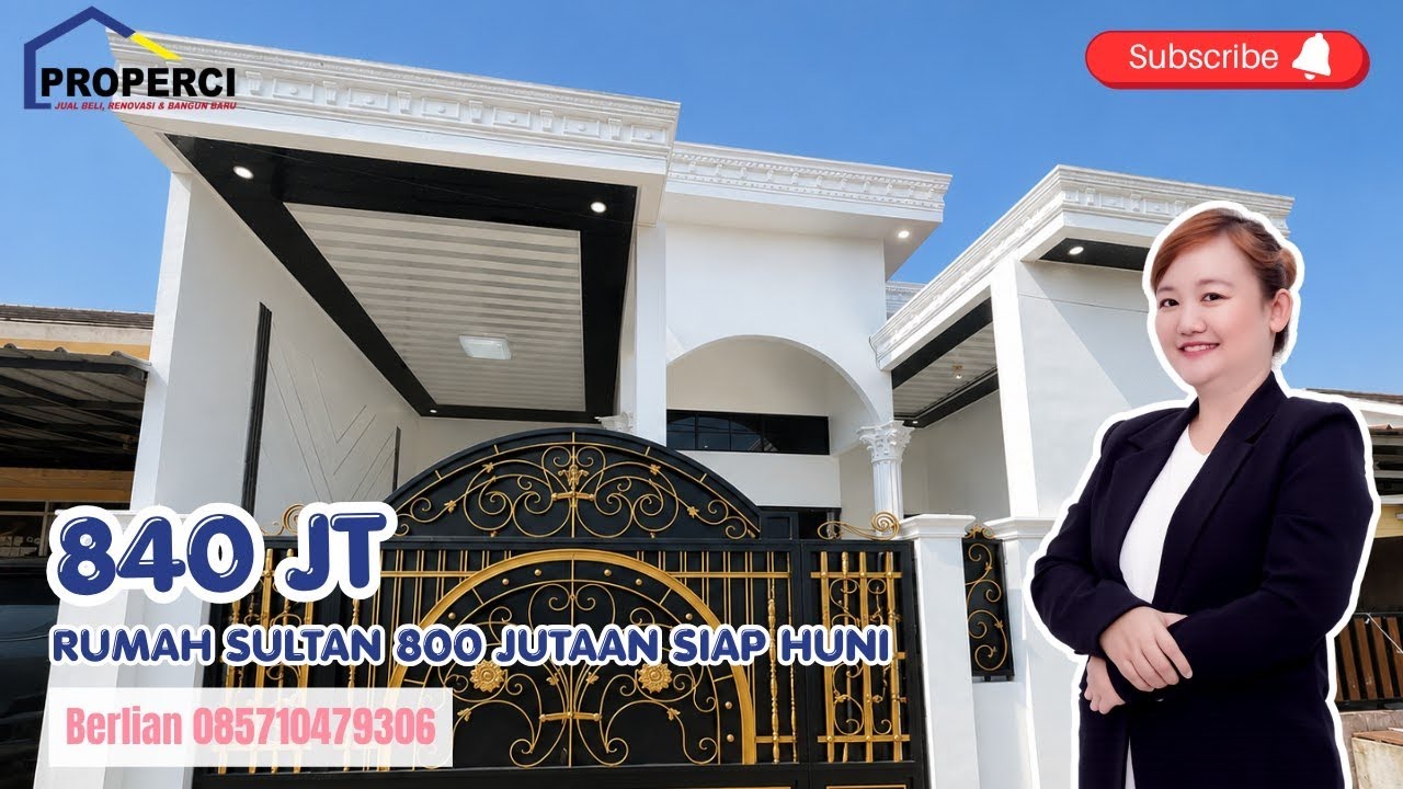 Luxurious Sultan's House under 1 Million in Citra Indah City, Cileungsi, Jonggol, Bogor
