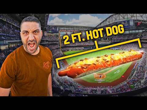 I tried the World's LARGEST hot dog