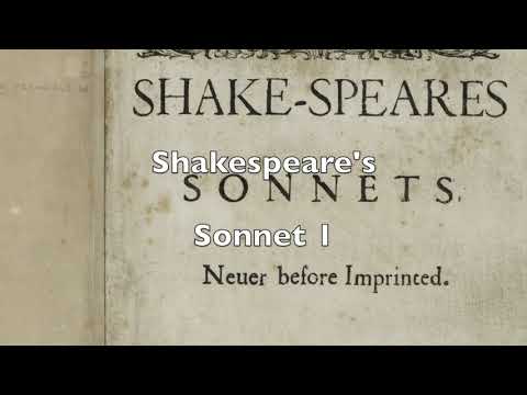 Shakespeare's Sonnet 1 read a few times in Early Modern and in Modern English pronunciation(s)