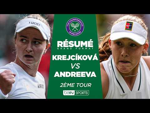 WIMBLEDON : Barbora KREJCIKOVA vs Mirra ANDREEVA | 2eme tour