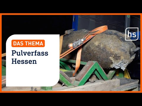 Fliegerbomben, die versteckte Gefahr im Untergrund I hessenschau DAS THEMA