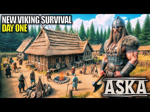 Day 1 of This New Viking Survival Game Looks GREAT! | ASKA Gameplay | Part 1