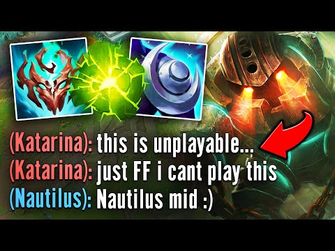 I Beat Katarina so bad with Nautilus Mid she wanted to FF at 5 minutes