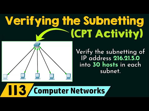 Verifying the Subnetting CPT Activity
