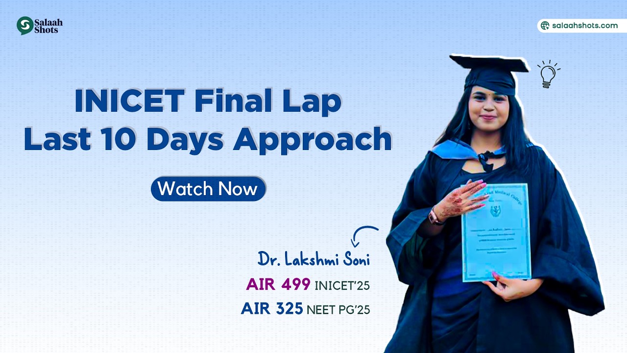 Lap Last Rpd Salaah Shots: Crack NEET PG, INICET, FMGE and UPSC CMS with Toppers ...