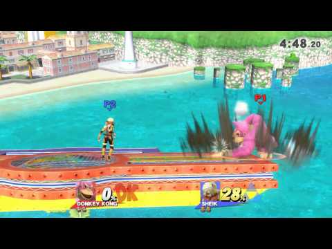 Donkey Kong Vs Sheik instant kills  SSB4 HIGH QUALITY