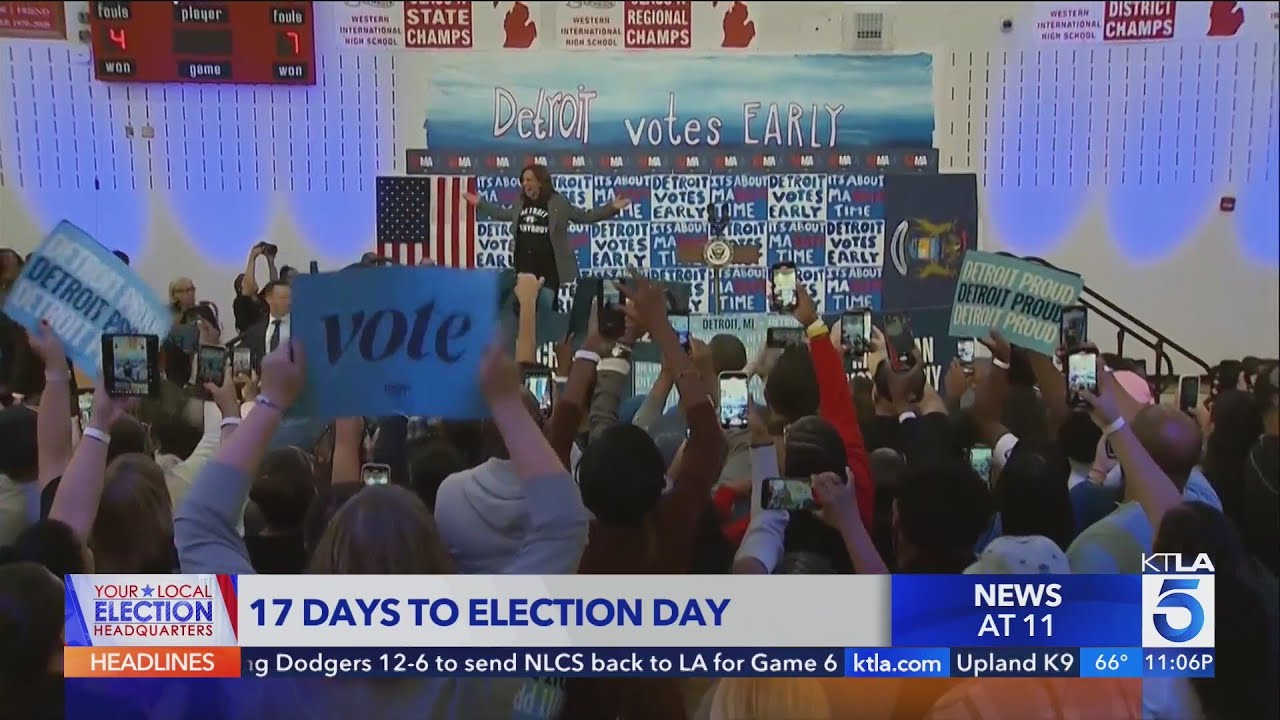 Kamala Harris, Donald Trump campaign for votes in battleground states