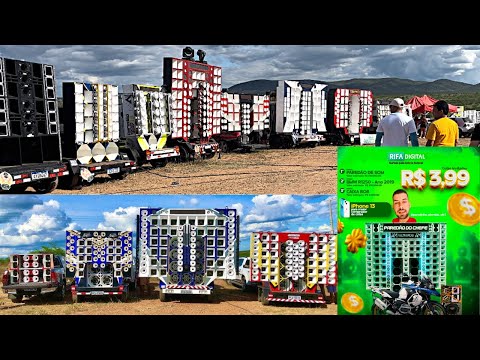 Chegamos no evento e tava LOTADO, conheça os paredões !!! 😱😱