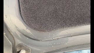 How I Fixed Water Entering The Trunk Lid A8 D3