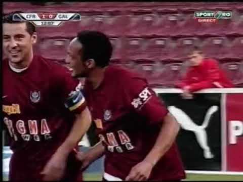 16-imi Cupa Romaniei 2009-2010 CFR Cluj - Dunarea Galati 2-0 prima repriza
