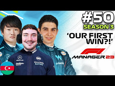 F1 MANAGER 23 | OUR FIRST WIN?! | Williams CAREER MODE #50 | F1 Manager 2023 #f1manager23
