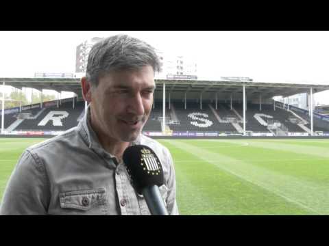 Felice Mazzu avant R.Charleroi.S.C - K.V.Mechelen