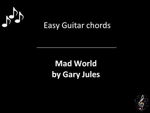 Mad World by Gary Jules - Guitar chords and Lyrics