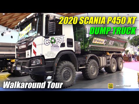2020 Scania P450 XT 30t Dump truck - Exterior Walkaround