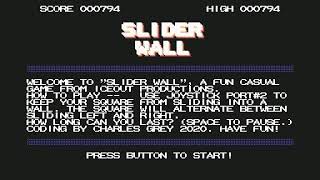Commodore 64 =+ Slider wall += New game 2020