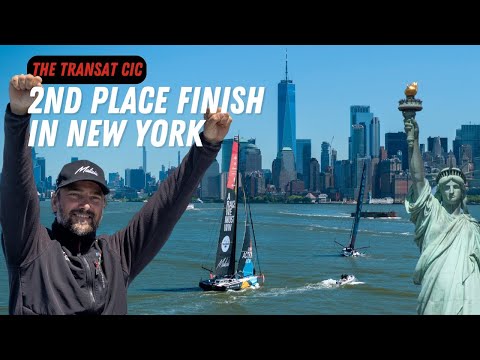 Second place finish in New York - The Transat CIC - Arrival