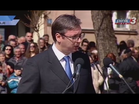 Вучић: Главу горе Србијо, да идемо напред. Да не идемо ни на кога, али ником да не дамо на нас