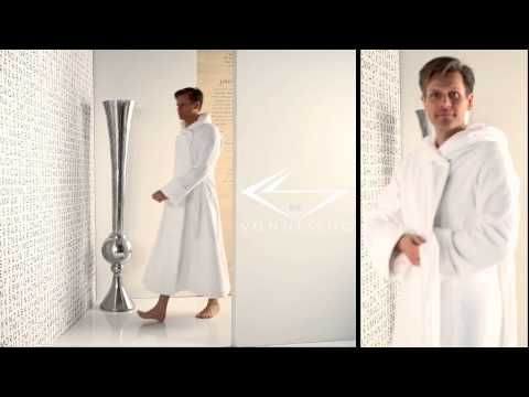 Bademantel / Saunamantel "COMFORT" in Weiss