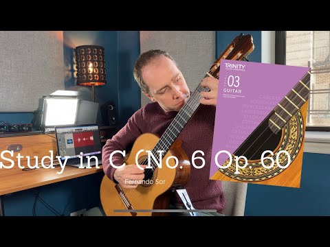 Study in C No. 6 Op. 60 (Fernando Sor) | Trinity College London Classical Guitar Grade 3