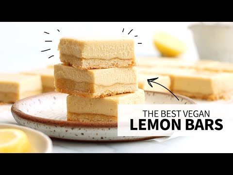 Vegan Lemon Bars (No Gluten or Dairy!)