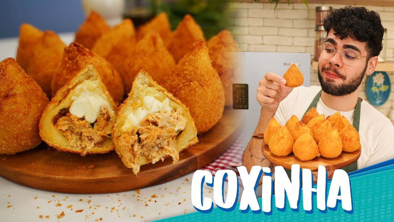 ESSA É A MELHOR RECEITA DE COXINHA QUE VOCÊ VAI VER | MASSA ESPECIAL PARA SALGADOS FRITOS