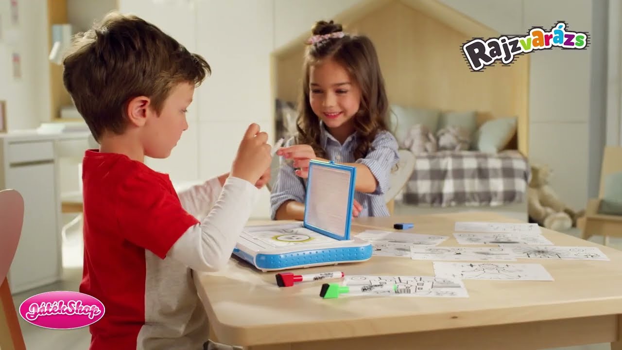 Rajzvarázs kreatív játék videó