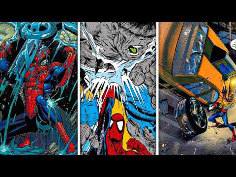 Spider-Man feats of strength but they get increasingly more ridiculous