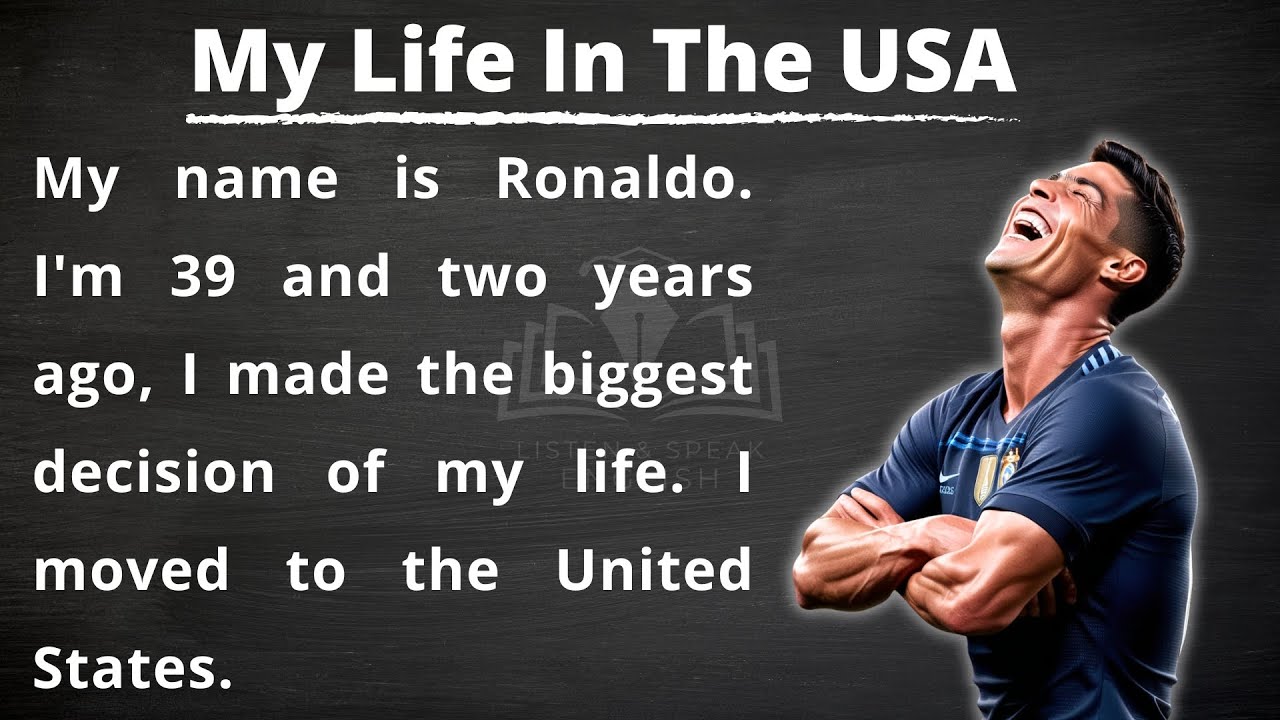 My Life In USA || Graded Reader || Improve Your English || Learn English Through Story Level 1