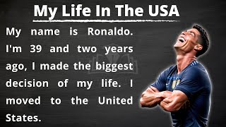 My Life In USA || Graded Reader || Improve Your English || Learn English Through Story Level 1