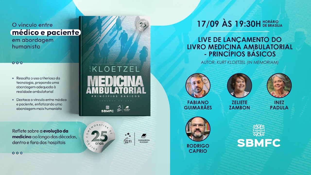 LIVE de lançamento do livro Medicina Ambulatorial - Princípios Básicos