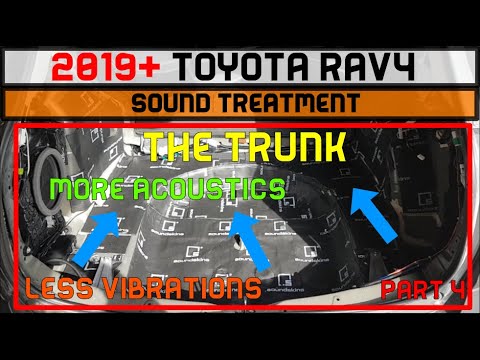 [Part 4] 2019 To 2025 Toyota RAV4 - Sound Treatment - The Trunk (How To/DIY)