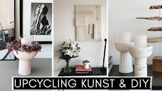 Upcycling DIY - Reliefkunst, Kerzenständer und Vasen aus Altglas und Altpapier