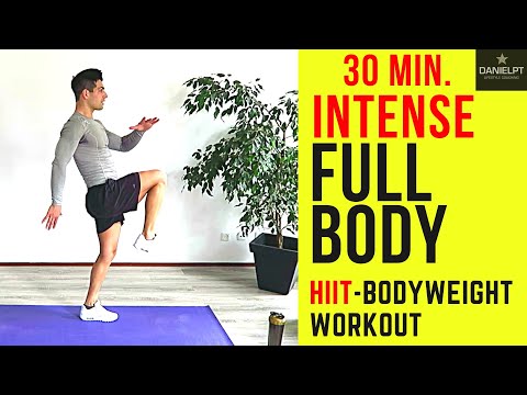 30 Minute Intense Full Body HIIT Workout Without Equipment |"SAVAGE" Home workout
