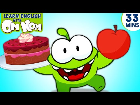 Learn With Om Nom | Om Nom Eating Healthy | Om Nom Learning Video