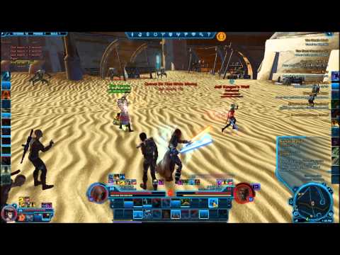 SWTOR Jedi Sentinel (Level 26) beats (Level 33) Jedi Sage dueling