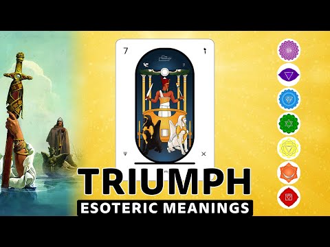 Seeking Triumph, the 7th Tarot | 22 Major Arcana | Kabbalah