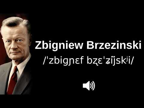 🇵🇱🇺🇸 How to pronounce Zbigniew Brzezinski (in Polish & English) (CORRECTLY!)