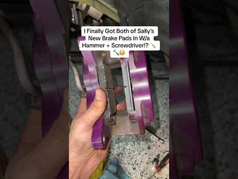 I FINALLY GOT MUSTANG’S BAER BRAKE PADS BACK INTO THE CALIPER!? (THIS WAS THE BIGGEST STRUGGLE EVER)